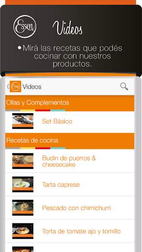 Essen Productos & Recetas PE screenshot 3
