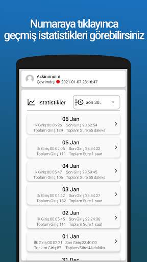 WA Track - WhatsApp için Son Görülme takibi screenshot 6