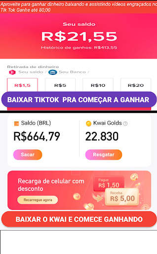 Social Tik Tok - Ganhe Dinheiro assistindo vídeos screenshot 4