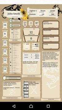 Fifth Edition Sheet Lite screenshot 2