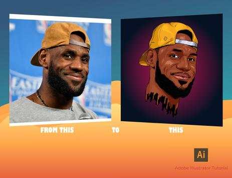 Cartoon any photo  - Adobe illustrator tutorial screenshot 1