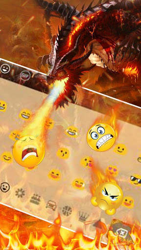 Fire Dragon Keyboard screenshot 3