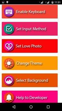 My Love Photo Keyboard screenshot 1