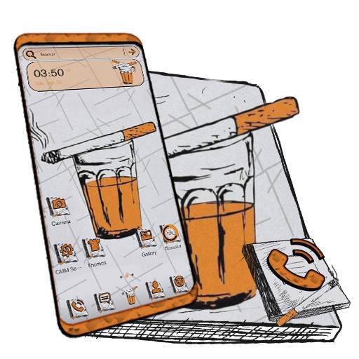 Tea Cigarette Launcher Theme 1.1