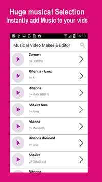 Musical Video Maker & Editor screenshot 2