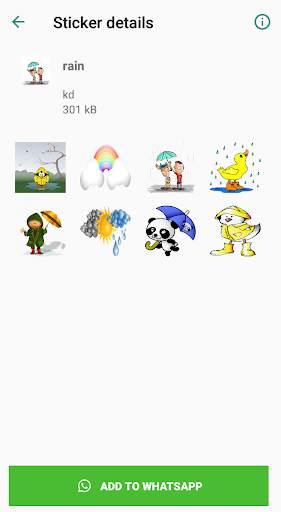 barsaat ke sticker - rain sticker For Whatsapp screenshot 2