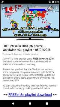Daily IPTV M3U PLAYLIST screenshot 4