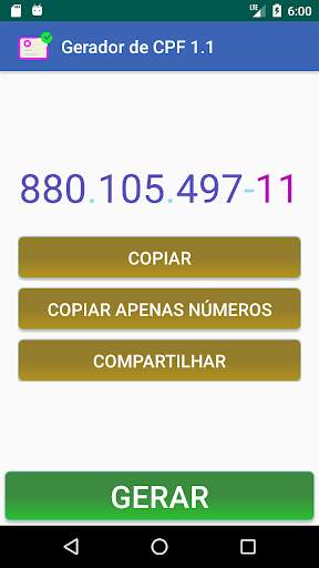Gerador de CPF screenshot 2