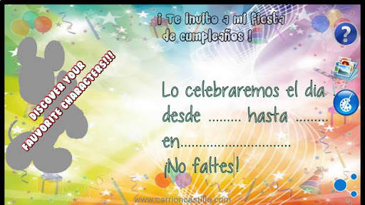 Create birthday invitations screenshot 1
