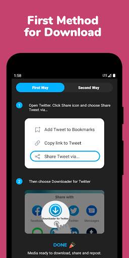 Video Download and Repost for Twitter - Save Gif screenshot 7