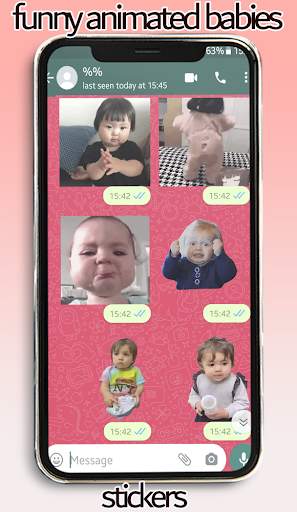 Animated Babies Stickers Maker for WhatsApp screenshot 2