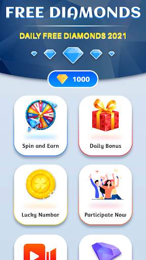 Win Free Diamonds Fire screenshot 1