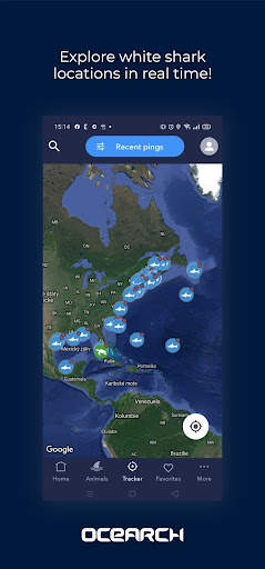 OCEARCH Shark Tracker screenshot 1