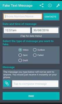 Fake Text Message 2018 screenshot 3