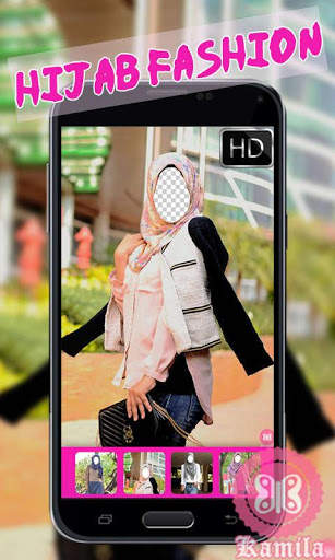 Hijab Jeans Selfie Camera screenshot 4