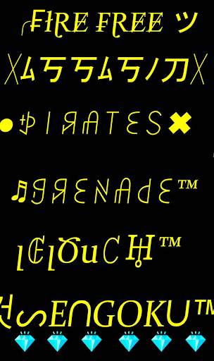 Nickname Generator for Free FF - Symbol & Font screenshot 2