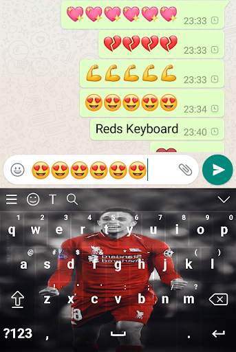 Reds Liverpool Keyboard Emoji 2021 screenshot 6