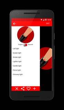 Free LED powerful flashlight. screenshot 2