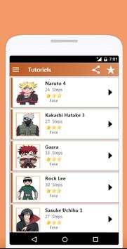 How to Draw Naruto Characters screenshot 1