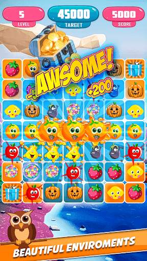 Fruit Candy Forest Match3 Game screenshot 5
