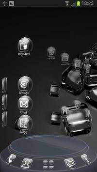Glass Next Launcher 3D Theme screenshot 3