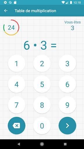 Table de multiplication screenshot 4