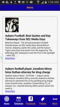 Football News - Auburn Edition screenshot 2
