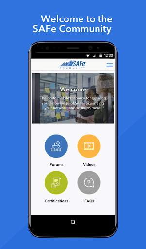 SAFe Community Mobile screenshot 1