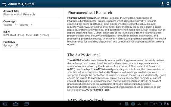 AAPS Journals screenshot 8