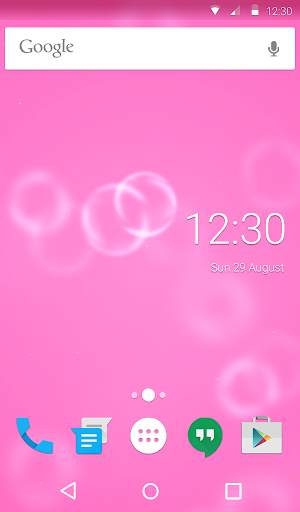 Pink Bubbles Animated Keyboard   Live Wallpaper screenshot 6