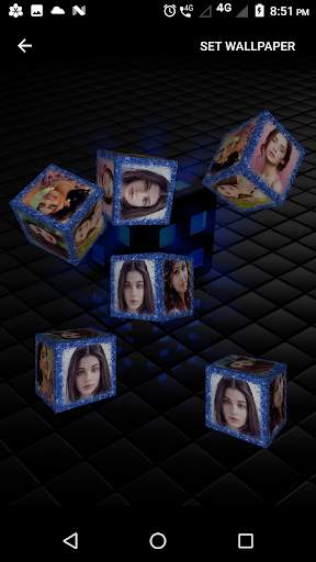 3D Photo Cube Live Wallpaper скриншот 14