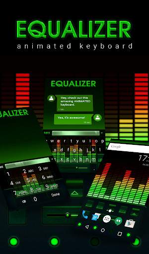Equalizer Animated Keyboard screenshot 1