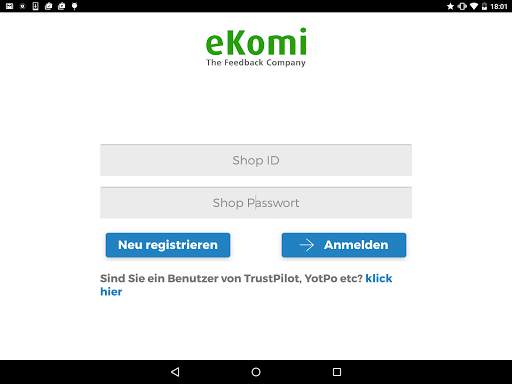 The Feedback App screenshot 1