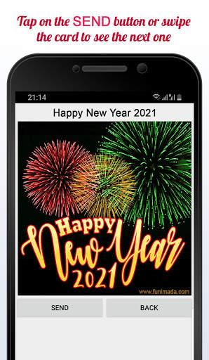 Happy New Year 2021 Cards GIF screenshot 2