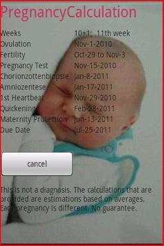 PregnancyCalculator 2 تصوير الشاشة
