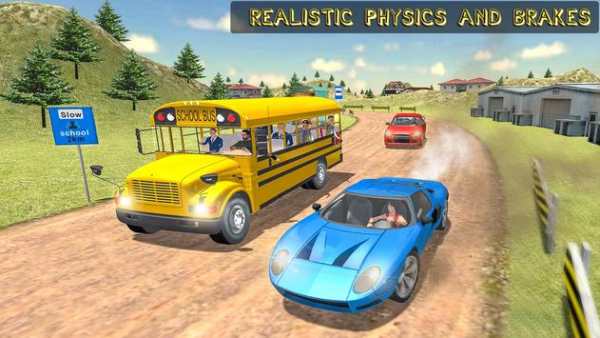 Off Road School Bus : Uphill Driving Simulator screenshot 8