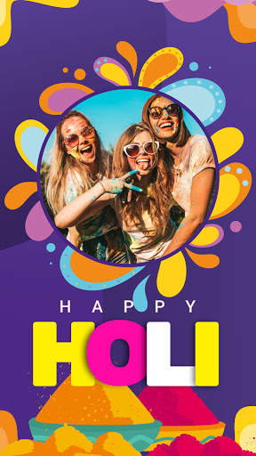 Holi Photo Editor 2021, Holi Photo Frame screenshot 4