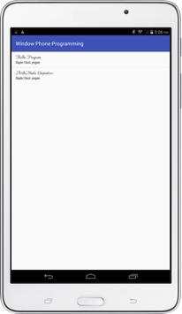 Window Phone Programming screenshot 6