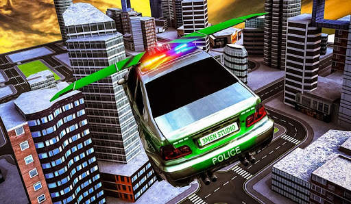 Police Flying Car Simulation स्क्रीनशॉट 1