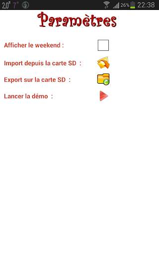 Mon Emploi Du Temps скриншот 4