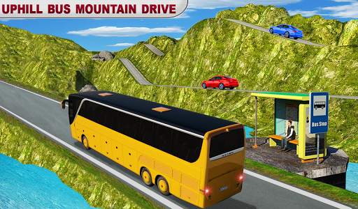 Sopir simulator menanjak bus screenshot 2