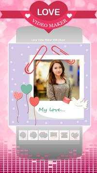Love Video Maker With Music screenshot 3
