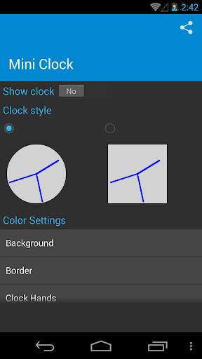 Mini Clock स्क्रीनशॉट 1