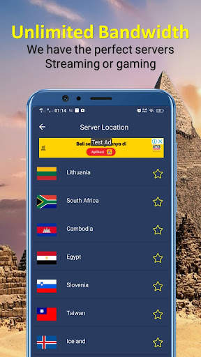 Egypt VPN - Global VPN Server Network screenshot 4