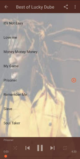 Lucky Dube Songs 6 تصوير الشاشة