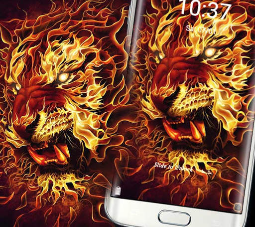 Red Fire Lion Theme screenshot 5