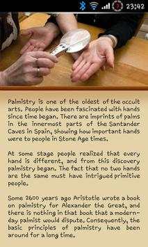 Palm Reading Secret Lite screenshot 3