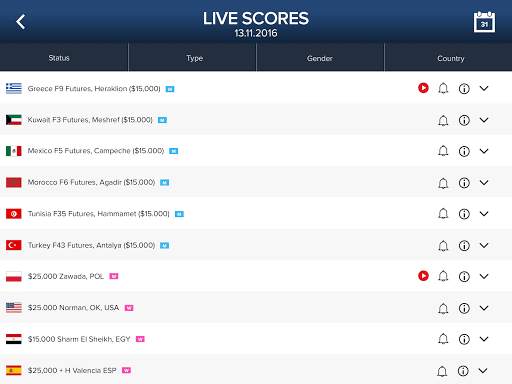 ITF Live Scores screenshot 7