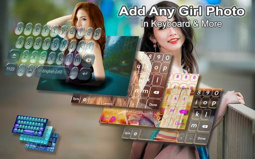 Sexy Girls Photo Key Board screenshot 2