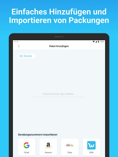 Sendungsverfolgung - DHL, Hermes, DPD, UPS, GLS screenshot 1